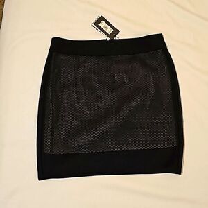 Armani Exchange Mesh Overlay Mini Skirt size 4